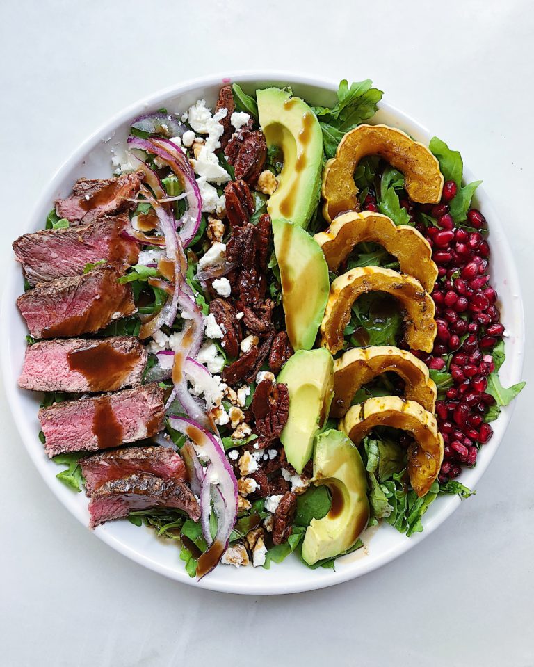 Winter Harvest Steak Salad {Paleo + GF}